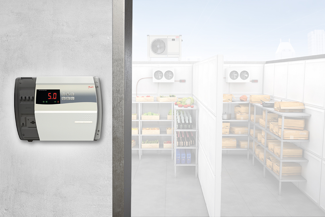 The upgraded Optyma Control is designed to integrate with Danfoss Optyma condensing units.