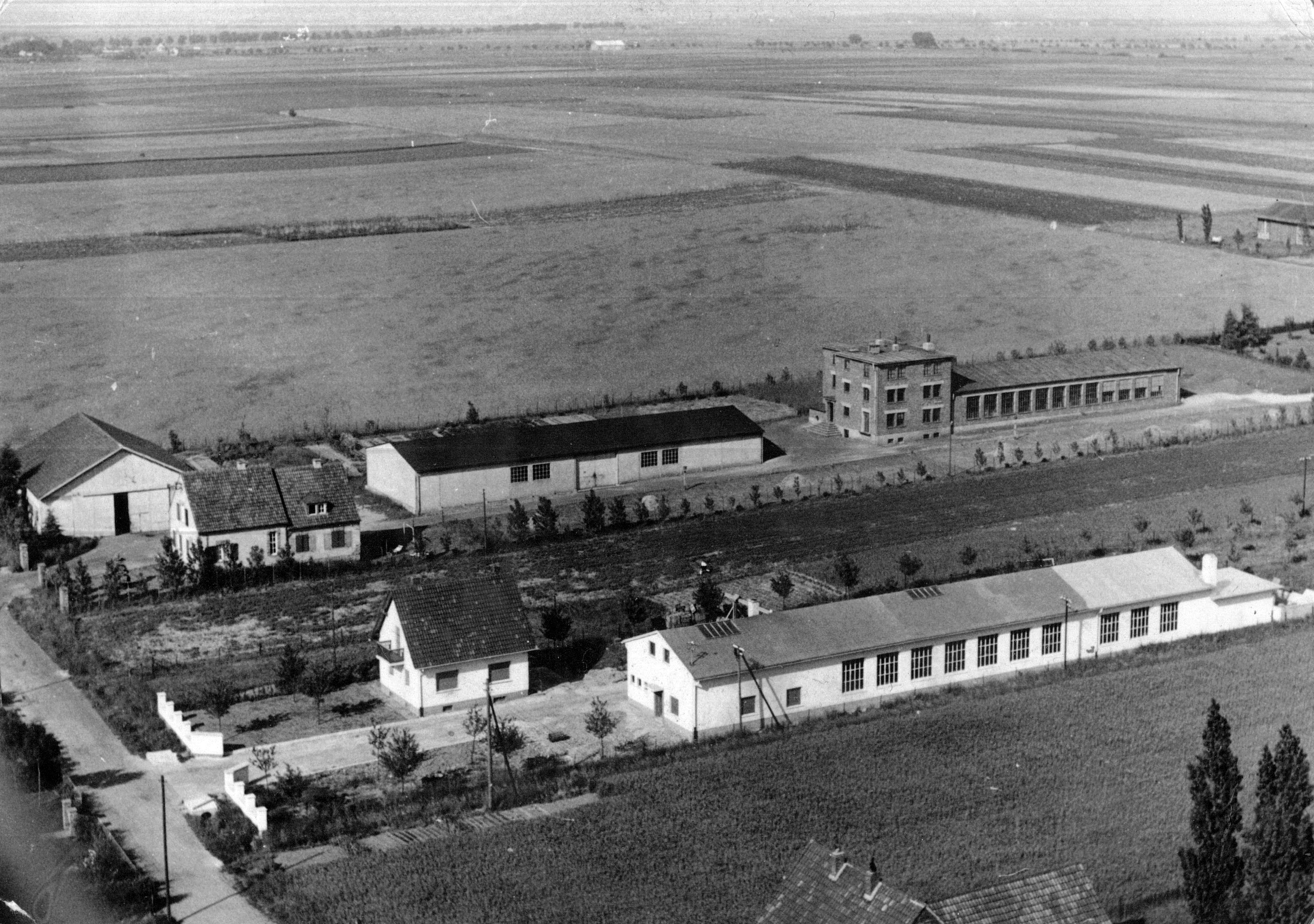 The production facility of Bungartz centrifugal pumps when it first opened, 70 years ago.