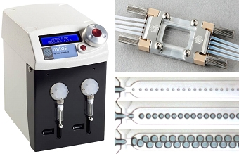 Dolomite’s Micro Droplet System operates over a wide flow range, from 0.1µl/min to 10 ml/min.