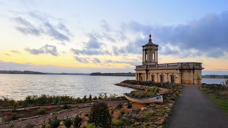 Rutland Water is the largest man-made (by area) reservoir in the UK.