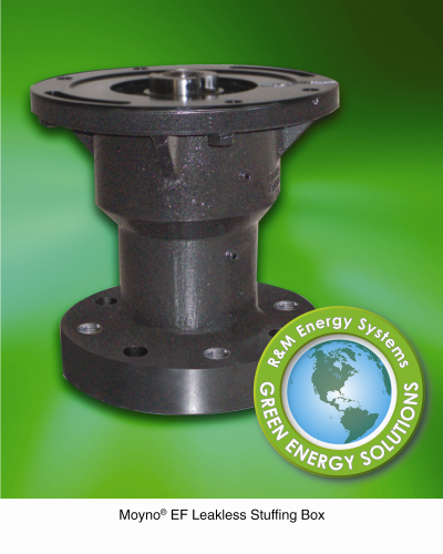 The Moyno EF (environmentally friendly) leakless stuffing box.