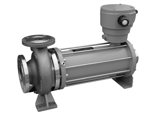 The single-stage canned motor pump in Hermetic-Pumpen's HCN/HCNF range.