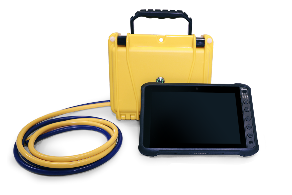 The PLR system consists of the Remote Measurement System (RMS), a handheld portable PC and handset software.