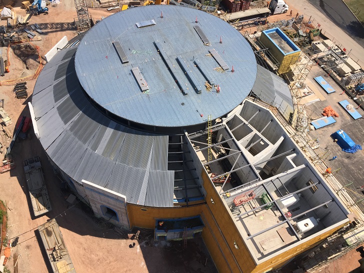 Figure 1. The new raw sewage pumping station at Woodward Avenue. (Image: Reimar Construction)