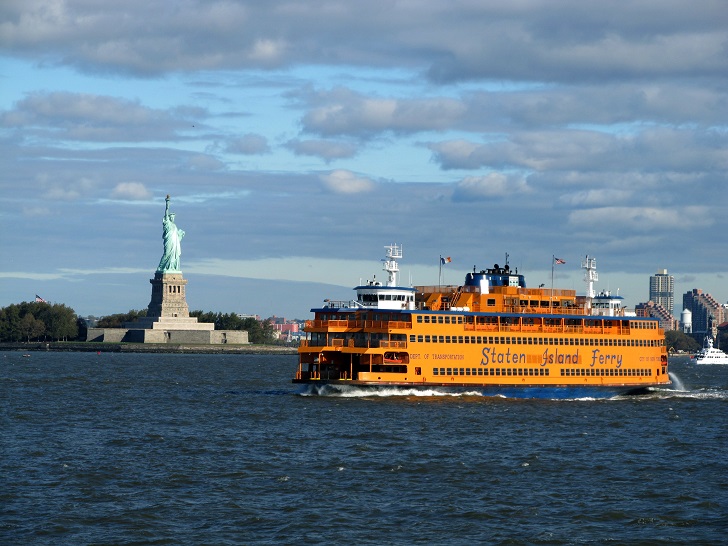 The Staten Island Ferry. Image courtesy of Daniel M. Silva / Shutterstock.com .