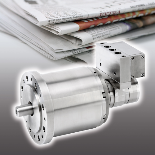 The stainless steel air vane motors from Deprag are ideal drives for wet rooms and bear up against the acidic
materials used in fibre preparation at paper factories.