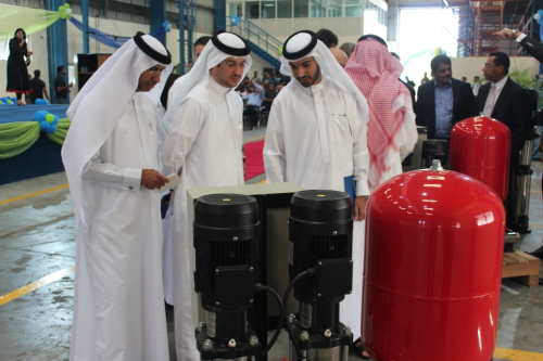 Pentair customers viewing a locally produced Booster System