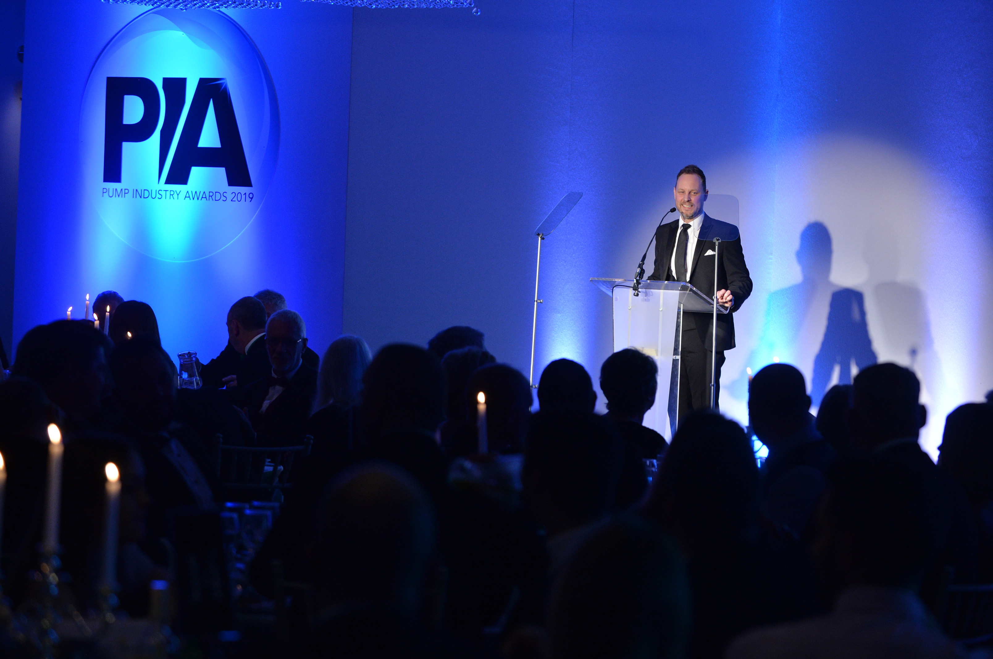 Richard Harden, President of the BPMA at the 2019 awards ceremony.