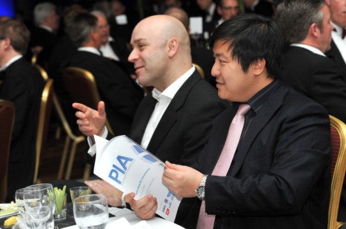 David Rozee (left), Managing Director of Triark Pumps, at last year's event.