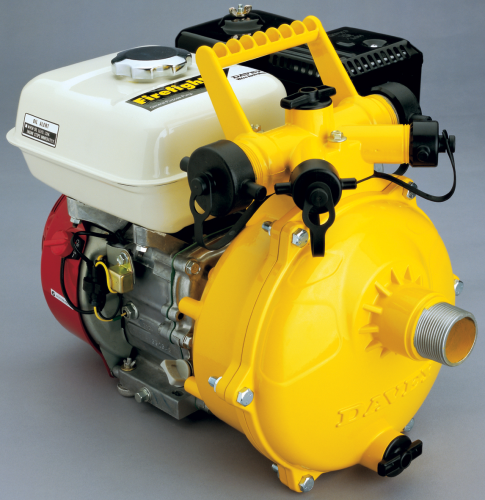 The firefighter pumps from Davey Water Products are fitted to brand name petrol engines in the company's Scoresby factory