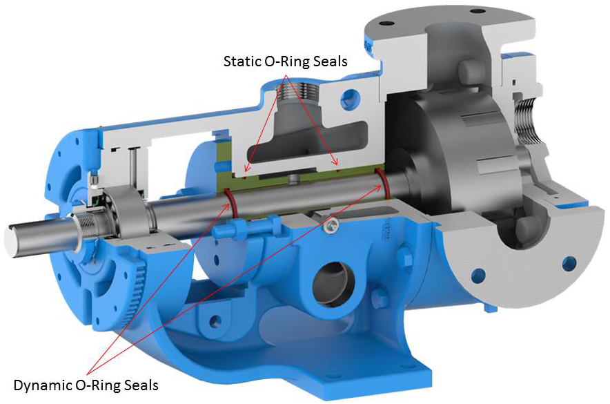 The OSB ring seal has been designed to stop chocolate (and other similar foods) from leaking out along the pump shaft.