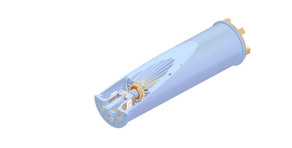 Due to a failure in a part of the system, which was not supplied by Andritz, the motor was sent in for repairs in 2017. During which, the results of an extensive study led to the design of a new plate cross-section for the rotor plates.