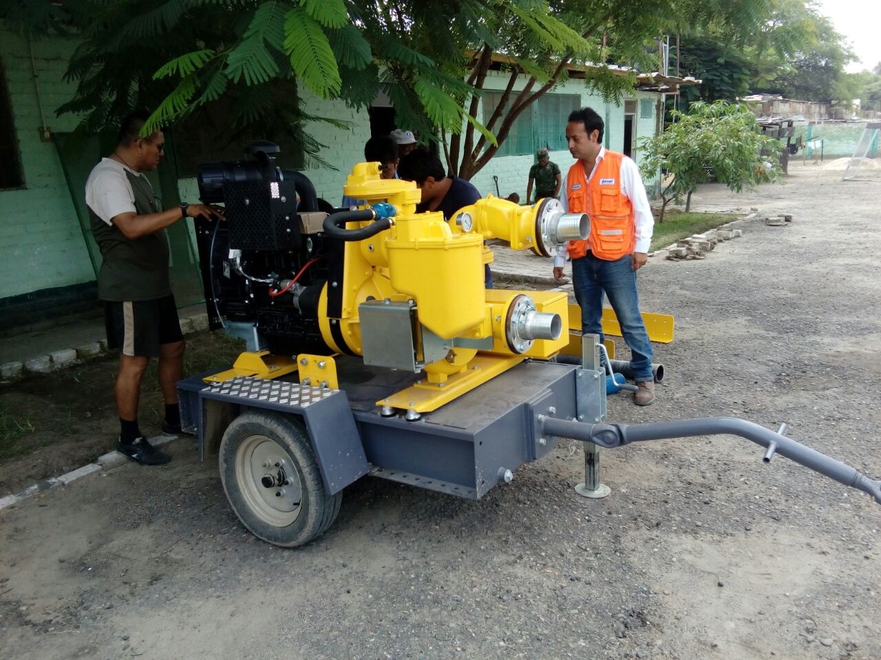 The draining tasks were coordinated by Hidrostal, Atlas Copco’s distributor in the North of Peru, working very closely with Entidad Prestadora de Servicios de Saneamiento Grau.