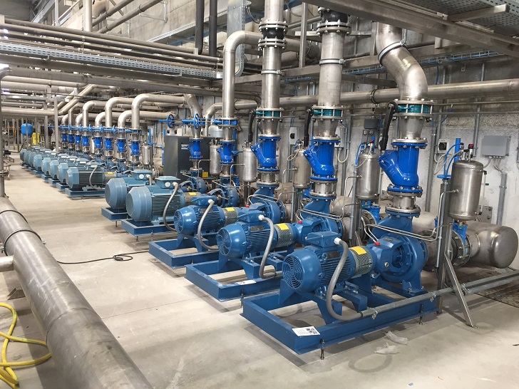 Robuschi’s centrifugal pumps in operation.