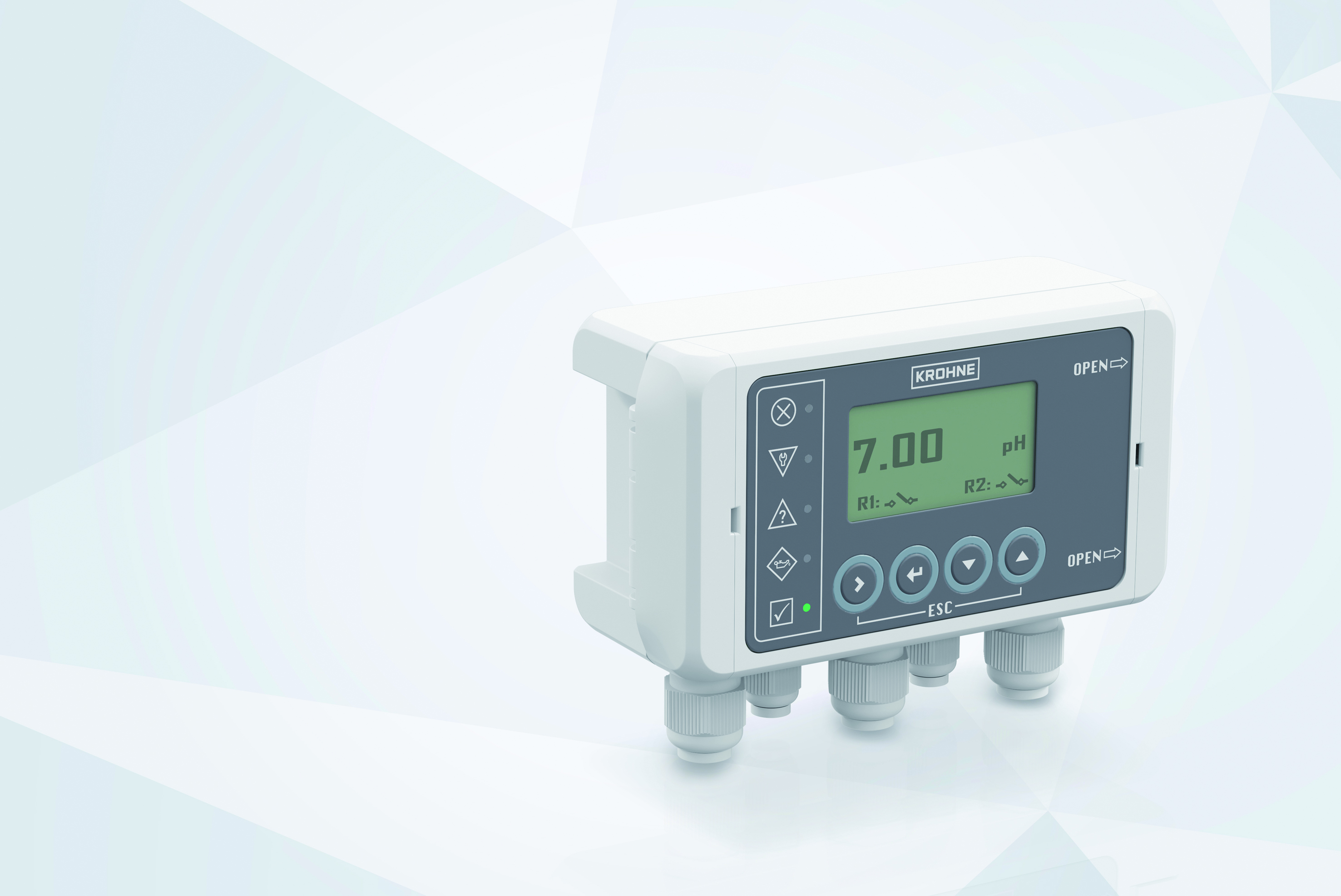 Krohne’s new SHD 200 control unit can be used with any 4…20mA/HART field device for the monitoring of process parameters.