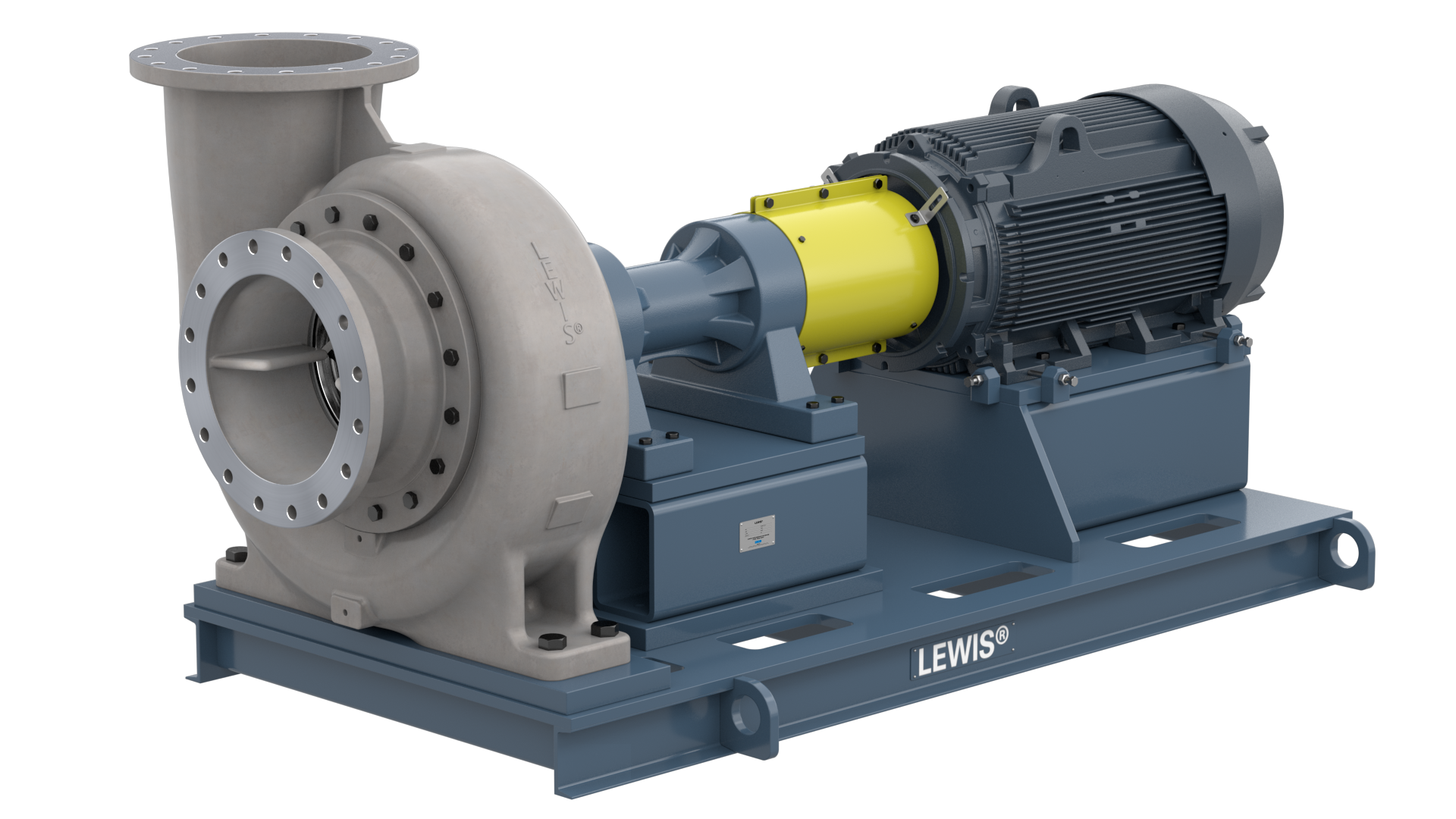 The new Lewis horizontal process pump is designed for chemical processing applications.