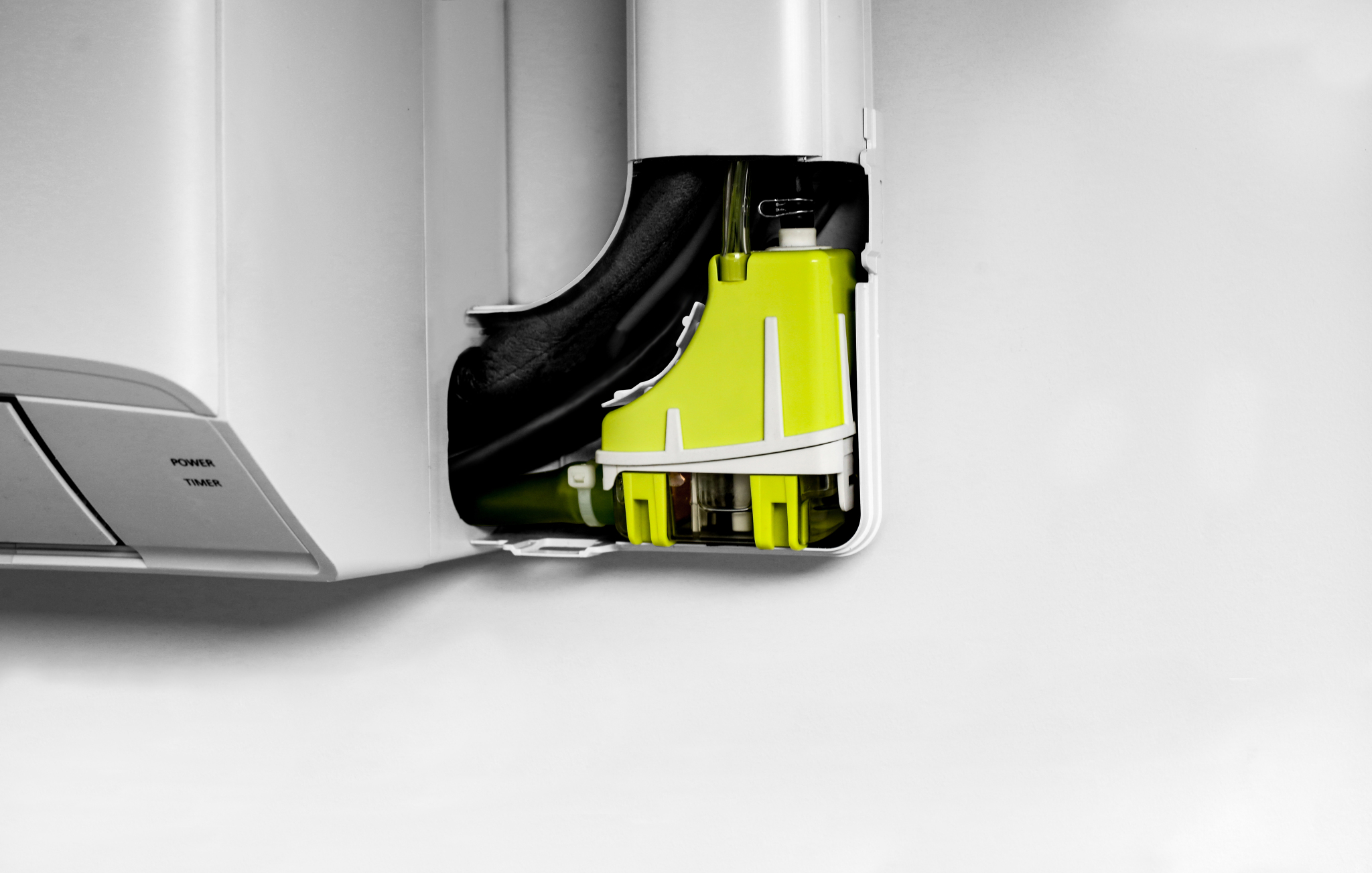 Aspen Pumps’ new Silent+Mini Lime pump has a soft start function to minimise noise levels.