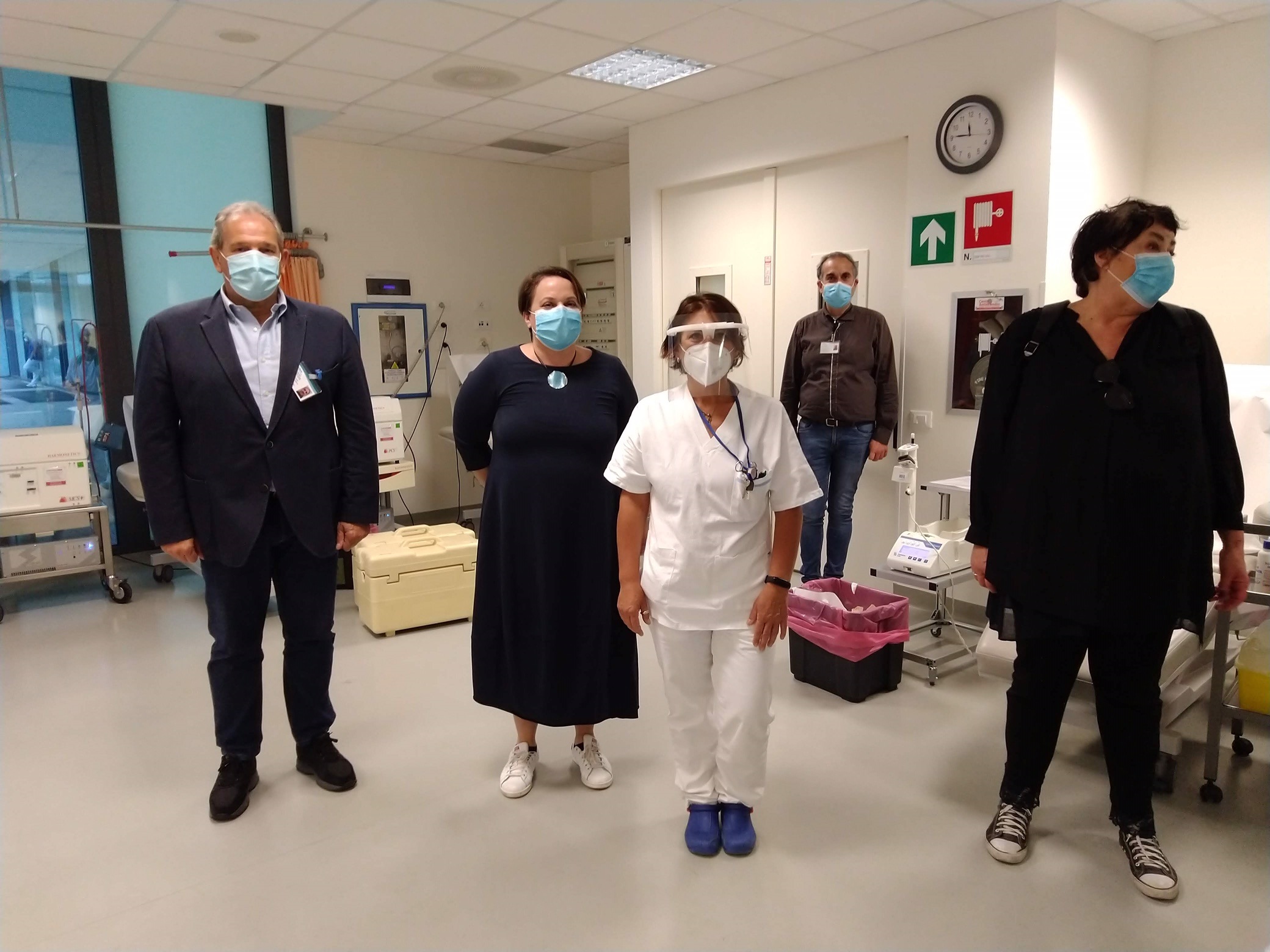 Health workers at San Luca Hospital in Italy benefited from 250 face shields delivered in partnership with the nonprofit organisation La Città delle Donne.