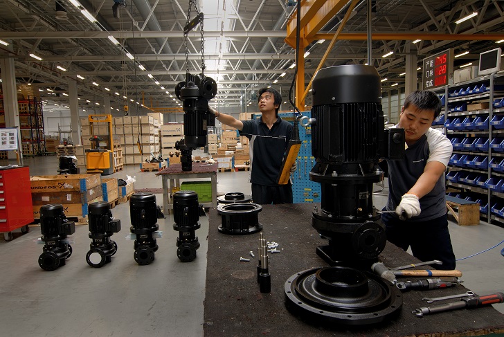 Grundfos production in China.
