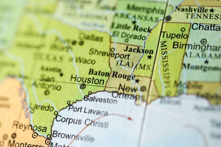 Alpha Pump & Equipment is based in Baton Rouge, Louisiana. Image sevenMaps7/Shutterstock.