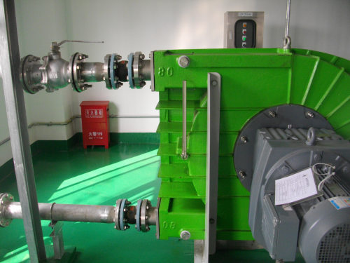: VF80 hose pumps are used to dose 10% lime media at a flow rate of 17.6m³/h and working pressures of 2 bar.
