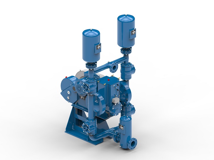 An Abel hydraulic diaphragm pump.