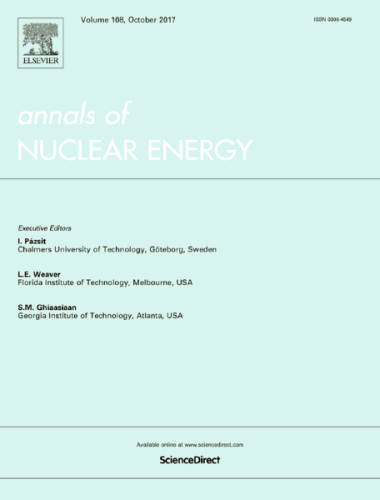 Elsevier journal Annals of Nuclear Energy.
