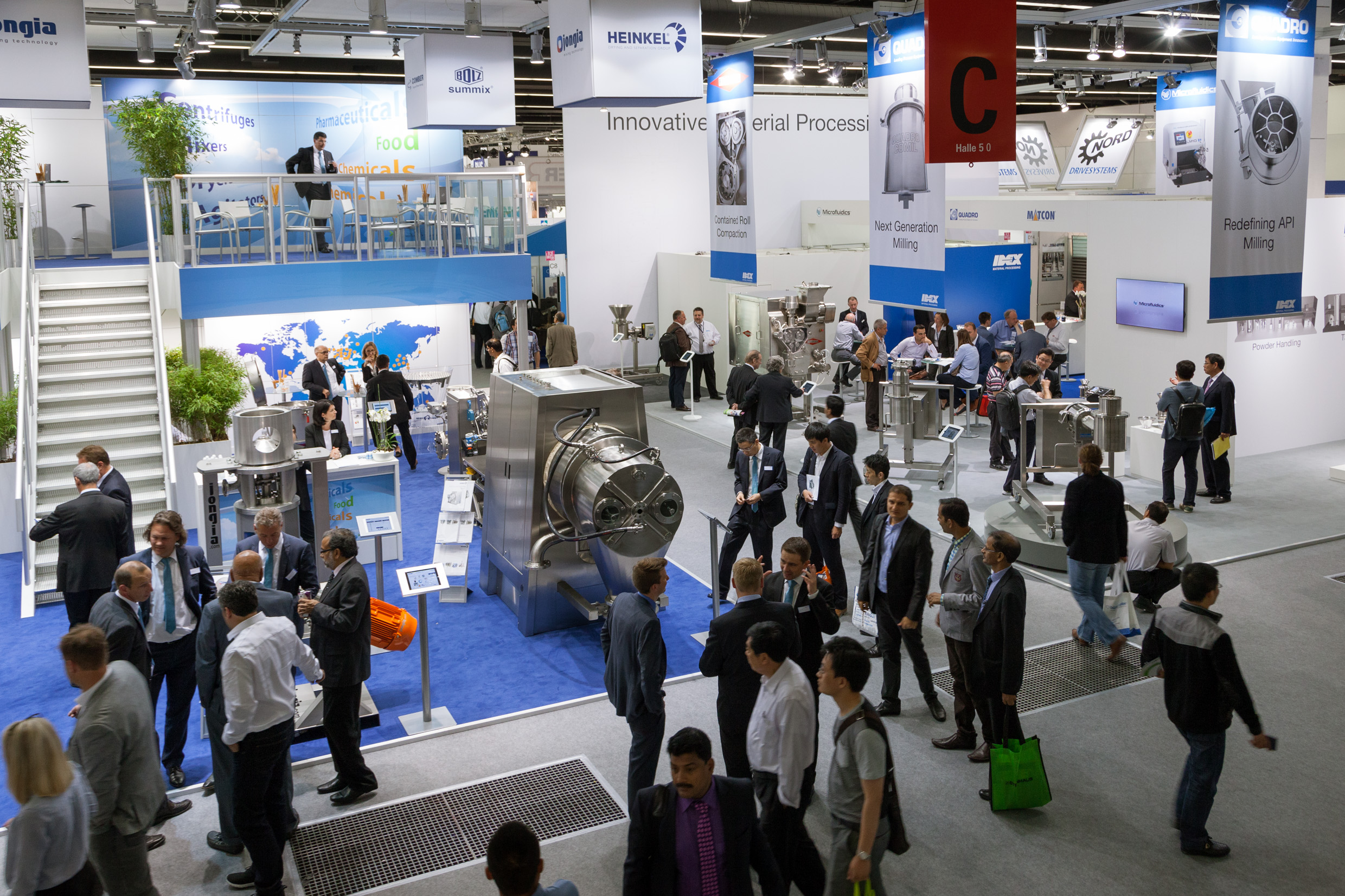 Visitors at ACHEMA 2015 (Courtesy of DECHEMA / Jean-Luc Valentin)