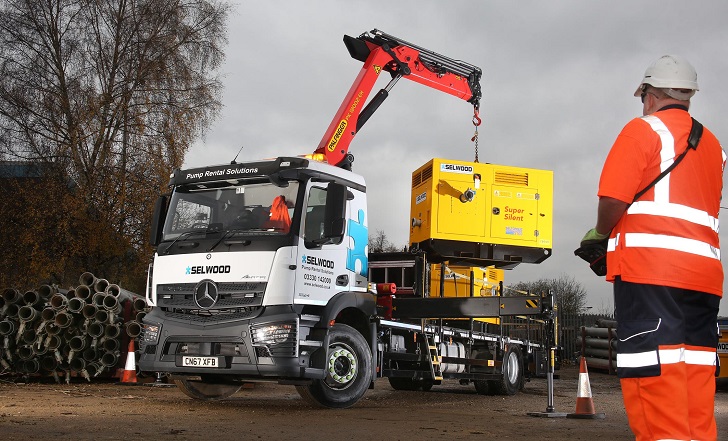 Selwood has ordered five new rigids with cranes.