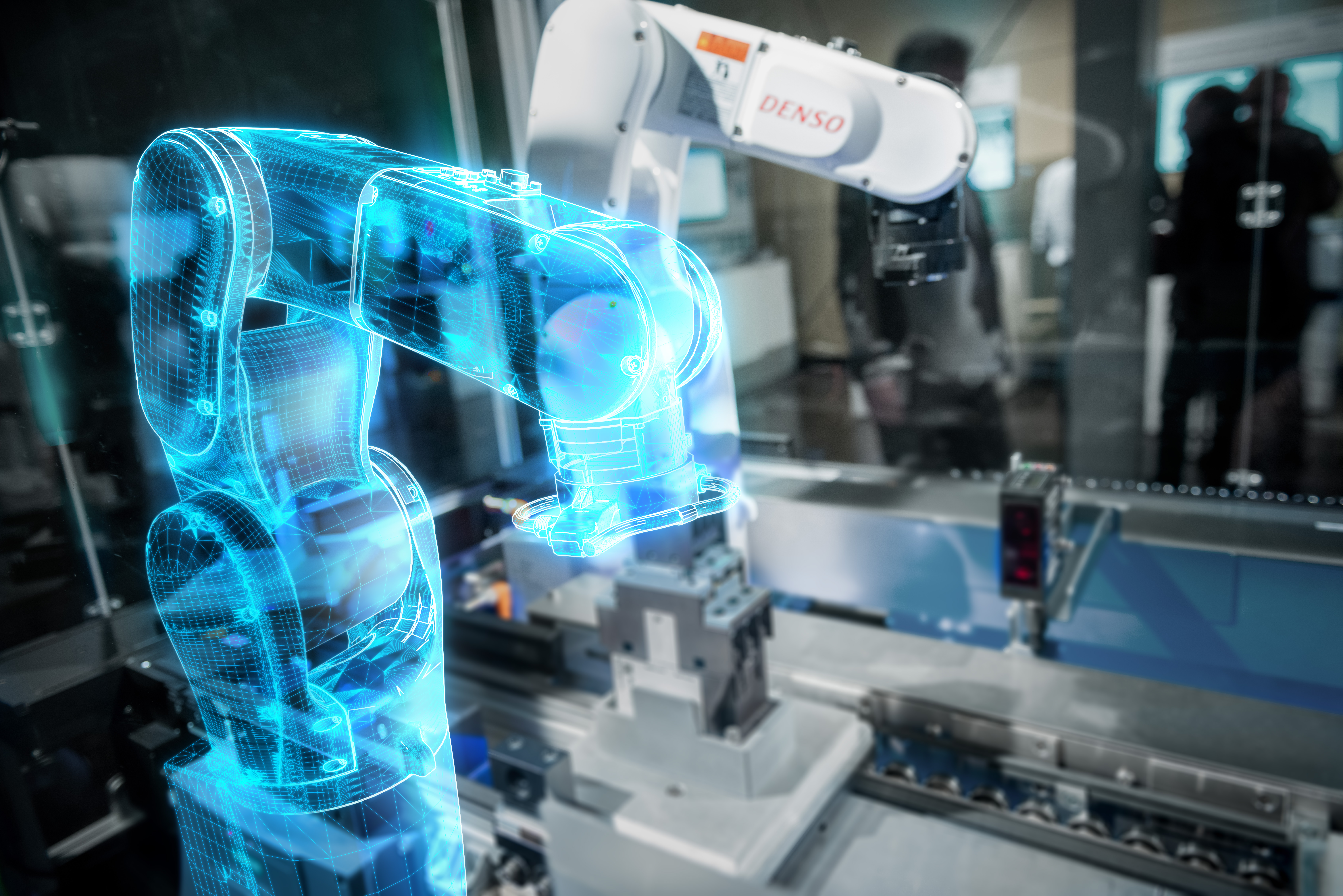 Integrating robotics into production machinery gives a higher degree of automation in handling and assembly systems.