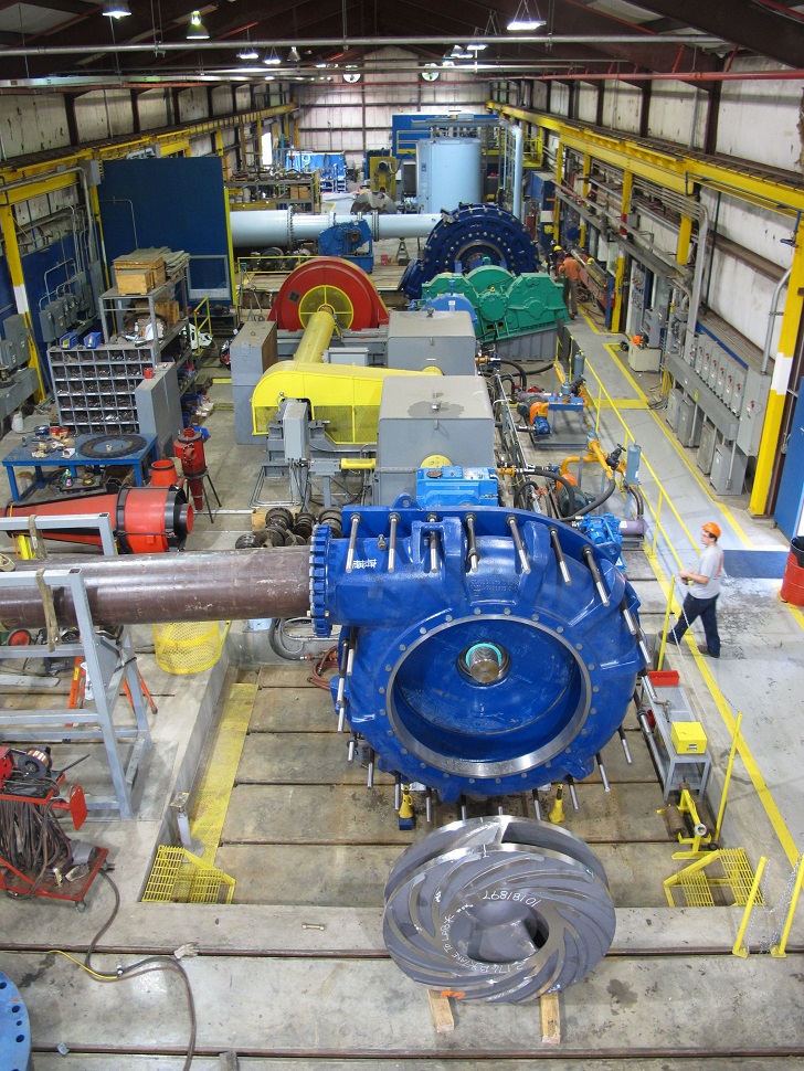 GIW’s extensive test beds at its plant in Grovetown, Georga USA.