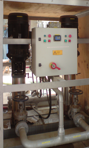 2 x 30 kW high pressure pumps plus control panel