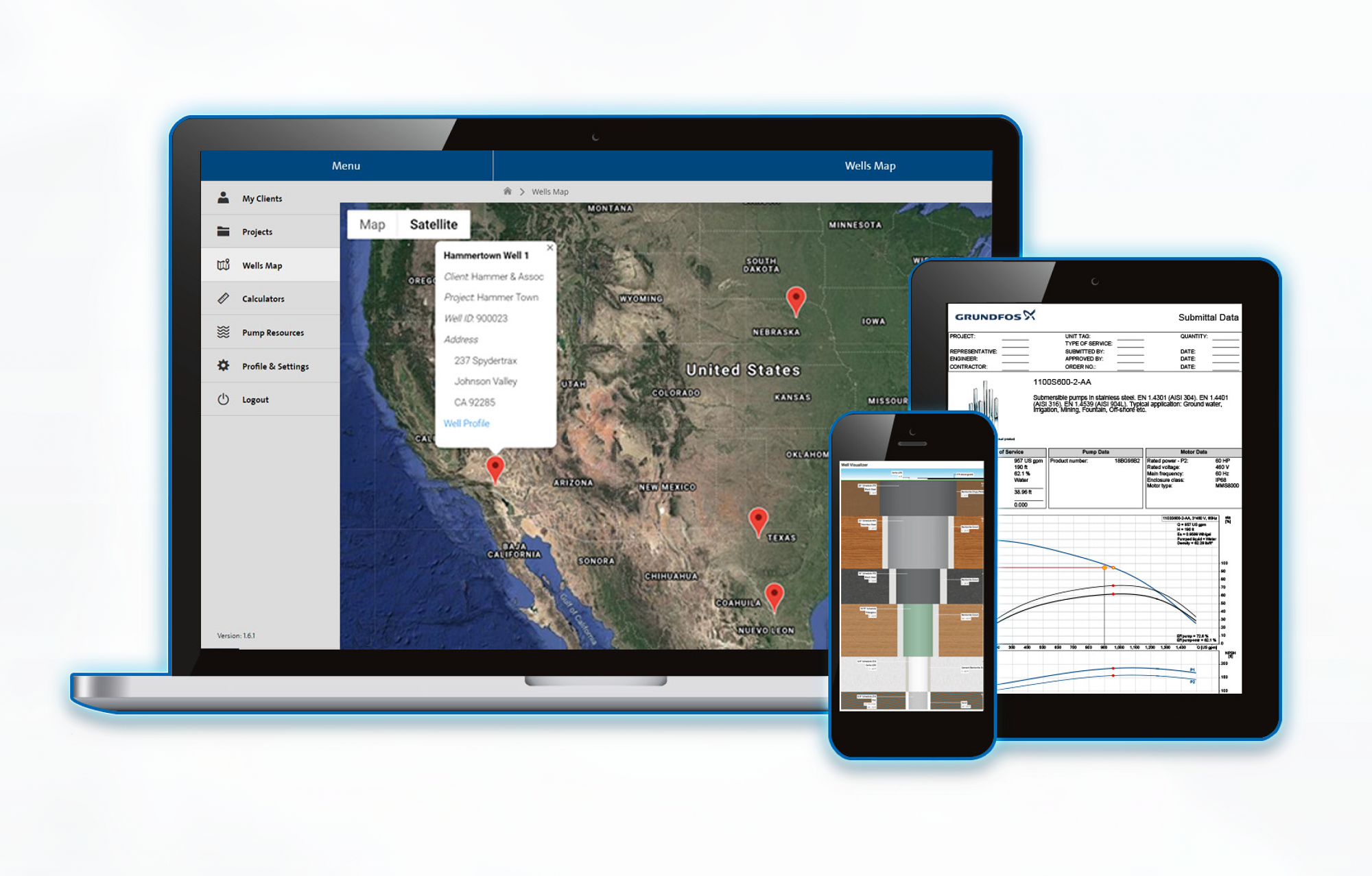 Grundfos has added a new pump module and improved the well visualiser graphics and functionality.