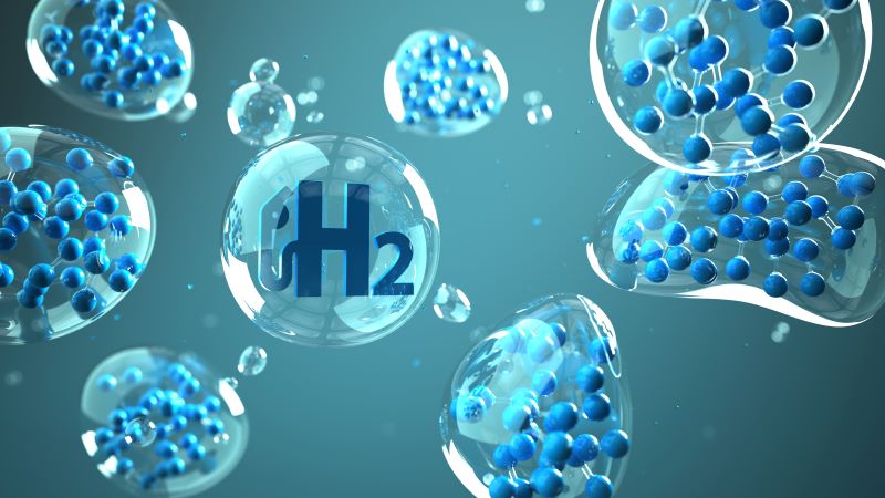Hydrogen molecules. Image Alexander Limbach/Adobe Stock.
