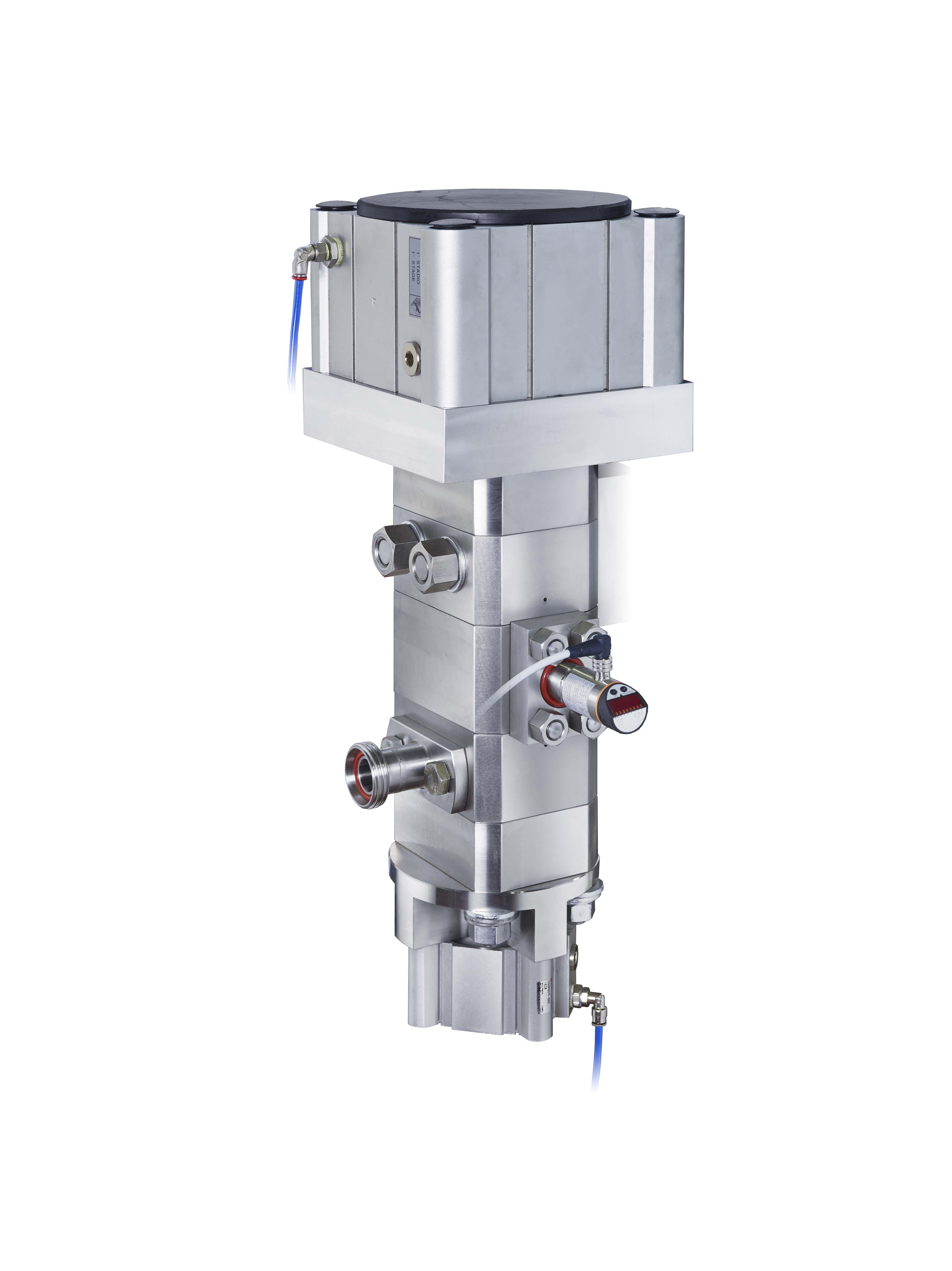 The new GEA NiSoX-Valve geometry optimises energy distribution during homogenisation. Photo: GEA