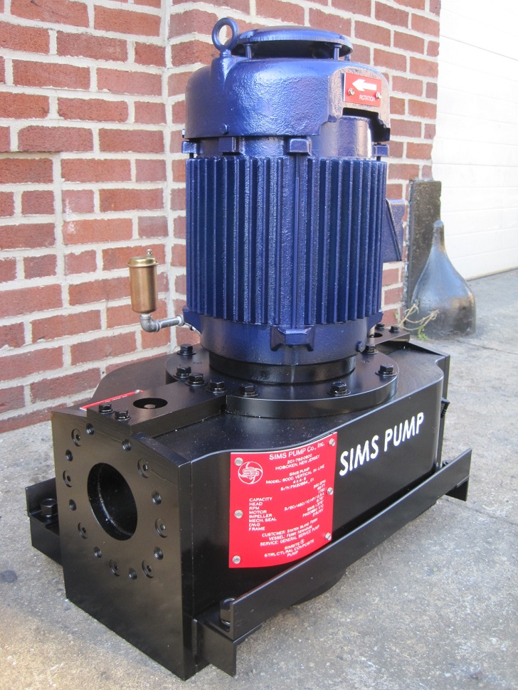 A SIMSITE vertical in-line general service pumps.