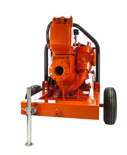 Godwin Vac-Prime dewatering pumps have been designed for easy movement and transport.