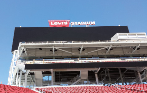 The pumping systems at the Levi's Stadium in Santa Clara, California, are equipped with VSD technology to ensure optimum efficiency in the water supply system.