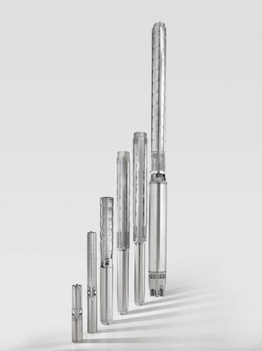 Submersible pumps from the Grundfos SP range were used to minimise wear and tear from abrasives in the groundwater.