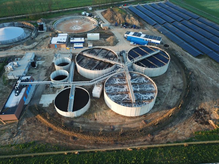 A Nereda plant in Dodewaard, the Netherlands, with Grundfos solutions.