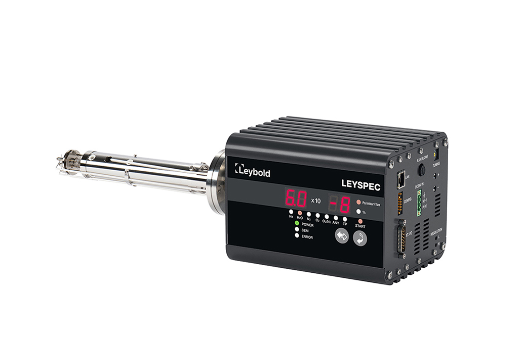 Leybold’s new Leyspec series can handle all basic and extended residual gas analysis methods.