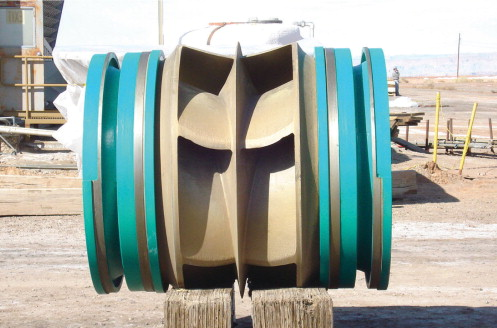 Figure 3. The casing ring housing prior to installation.