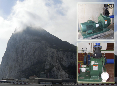 Vaughan SP6K chopper pumps were installed in Gibraltar's Waterport pumping facility to cop with heavy rag and solids entering the waste water system.