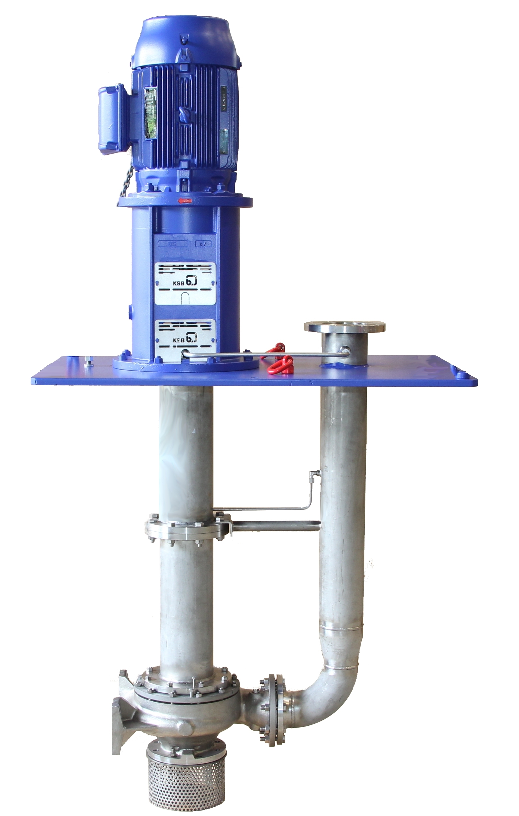 The new vertical suspended pumps of the Estigia type series for installation in tanks under atmospheric pressure. © KSB SE & Co. KGaA, Frankenthal