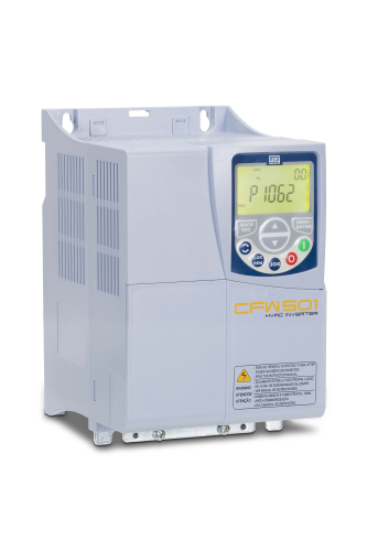 The WEG CFW501 is designed for applications in buildings, such as hospitals, schools and universities, for cooling and heating systems in commercial buildings.