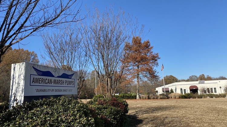 American-Marsh Pumps' headquarters in Collierville, Tennessee.
