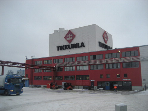 The production plant of Tikkurila, located in Vantaa, near Helsinki.