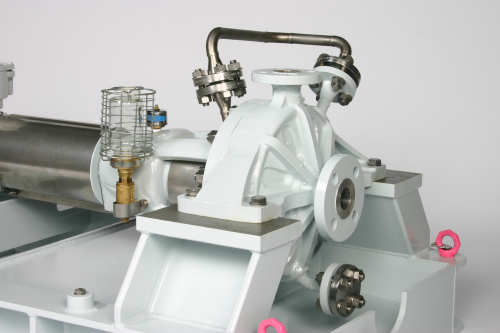 An Amarinth ISO 5199 centre-line pump with heavy duty baseplate.