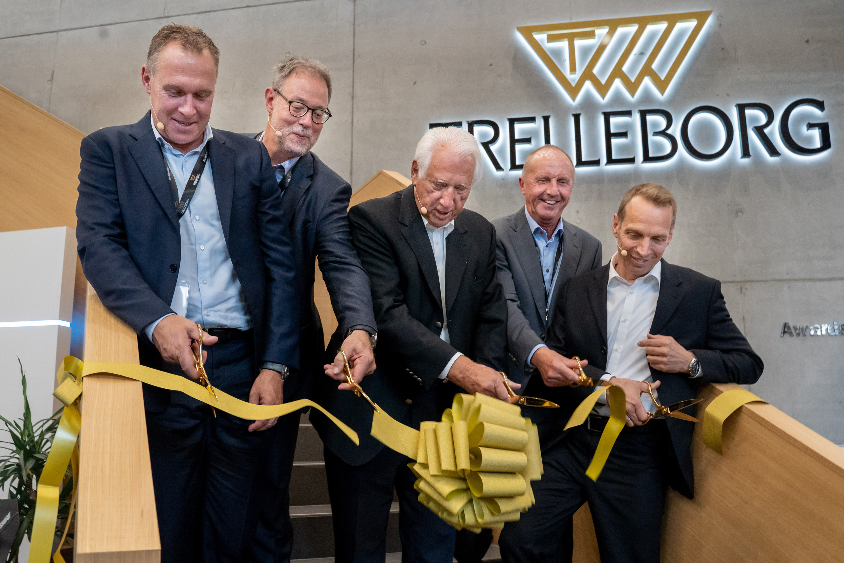 Left to right: Peter Nilsson, Peter Hahn, Horst Buelow, Claus Barsoe and Carsten Stehle.