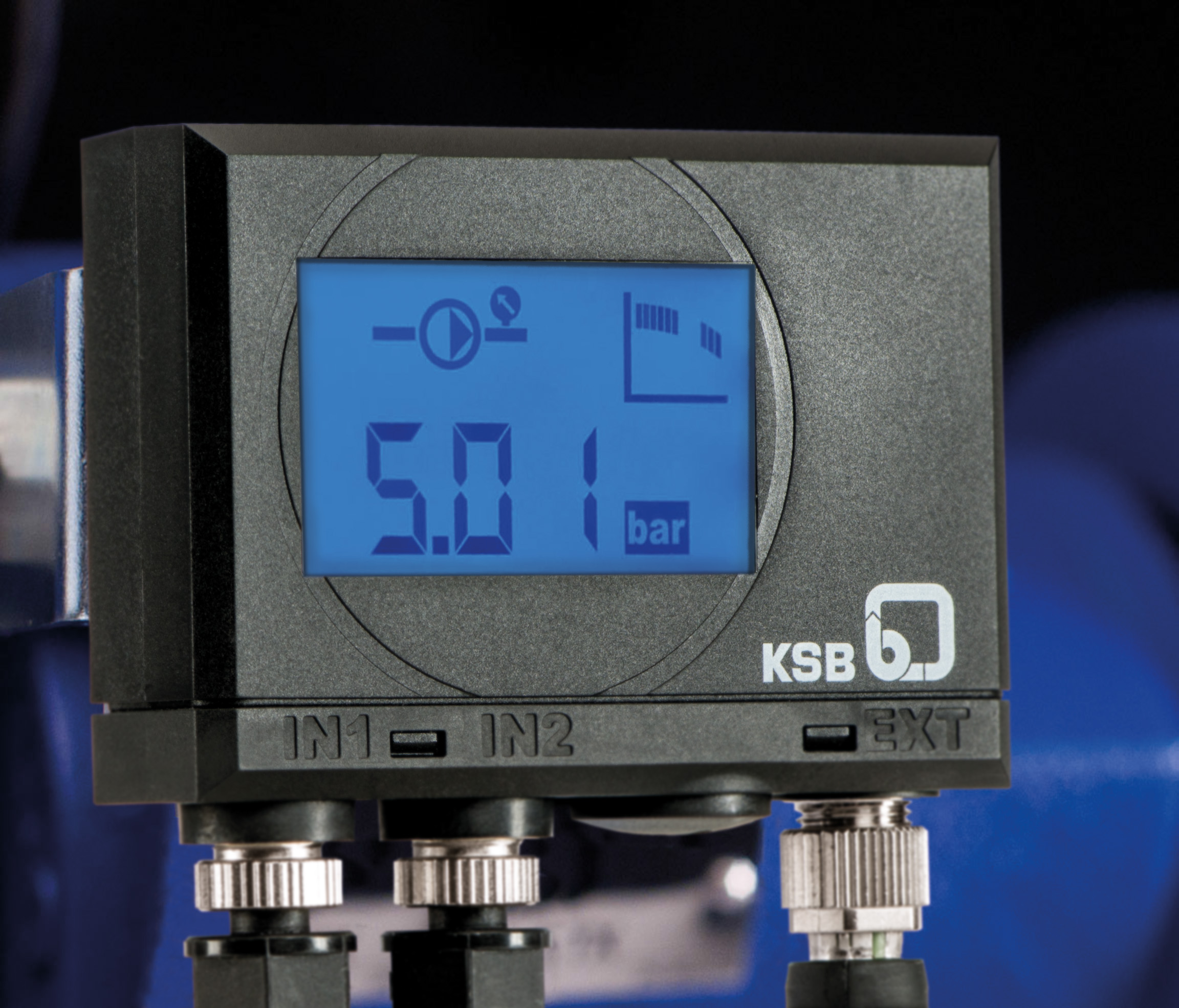 Digitization: KSB's PumpMeter. ©KSB Aktiengesellschaft, Frankenthal, Germany.